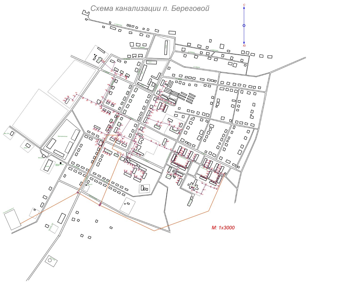 Карта поселок свободный. Схема канализации поселения деревни. Схема водоснабжения и канализации. Схема сетей канализации.